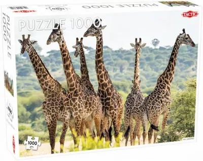 Imagen del producto de Tactic Animals: Jirafas altas - 1000 piezas, 1000 unidades, Animales, 9 años