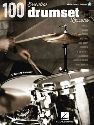 Zdjęcie produktu dla 100 Essential Drumset Lessons Book/Online Audio