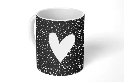 Produktbild von KitchenYeah® Tasse Kaffeetasse Kaffeebecher 350 ml Design - Liebe - Herz Teetasse - Fototasse - Becher - Keramikbecher - Teebecher - Kaffeetasse - Bürotasse