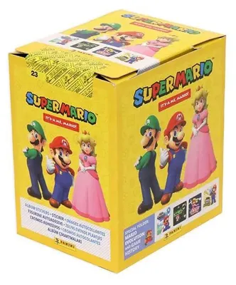 Produktbild von Panini Super Mario Etui Mit Aufklebern Gelb  Kinder Gelb One Size