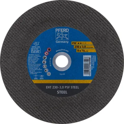 Image de PFERD Disque à tronçonner PSF STEEL Ø 230 x 3 mm droit - 61728222