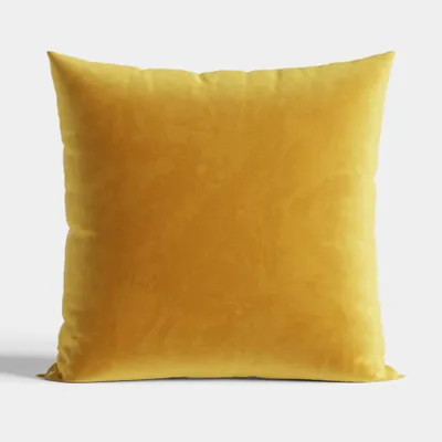 Immagine prodotto di Cuscino VELVI 019 senape/senape 40x40 cm Mybesthome Varianta: federa con imbottitura, 40x40 cm