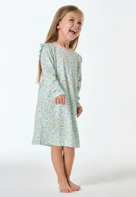 Produktbild von Schiesser Kleinkinder Mädchen Nachthemd langarm 104 multicolor 2 Stück