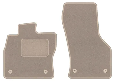 Immagine prodotto di Tappetini anteriori in moquette per Skoda Octavia III 2012-2020 (liftback/berlina/station wagon) – 2 pezzi, beige, su misura – Wielganizator LUX