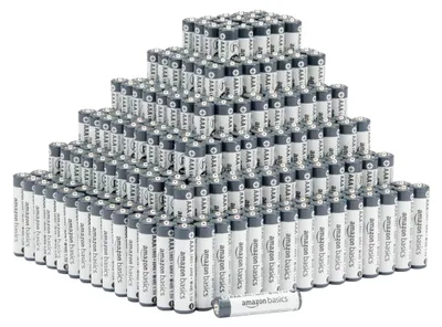Immagine prodotto di Batterie alcaline AAA Amazon Basics, qualità industriale, 1,5 V, conservabili per 5 anni, confezione da 300 pezzi