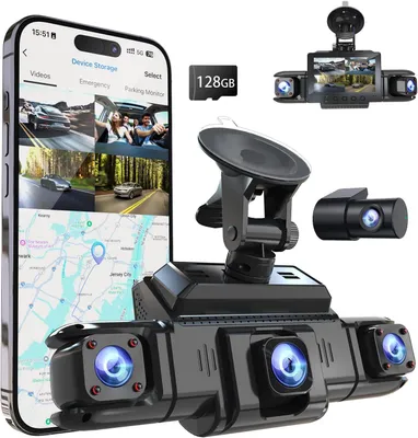 Obrázok produktu pre 4-kanálová palubná kamera – auto kamera, palubná kamera, kamera do auta, 360-stupňová palubná kamera