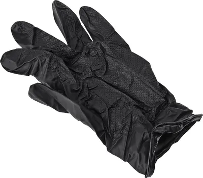 Produktbild von Einweghandschuhe schwarz schwarz