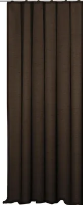 Produktbild von Vorhang braun Kräuselband 140x245 cm Seidenglanz halbtransparent Dekoschal Gardine