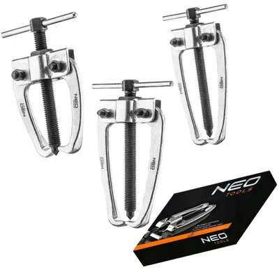 Produktbild von NEO TOOLS Mini 2-Arm Zweiarmiger Abzieher 3 tlg. SET 1", 2" und 3"