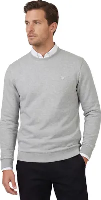 Produktbild von Lyle & Scott Pullover grau Baumwolle Rundhals meliert