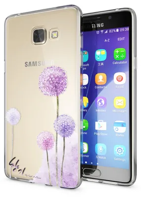 Immagine prodotto di Custodia per cellulare Samsung Galaxy A5 2016 di NALIA, custodia in silicone TPU motivo cover bumper Dandelion Pink