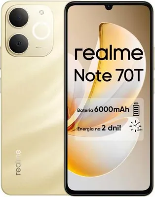 Image de Realme Note 70T 128GB/4GB Double SIM Doré