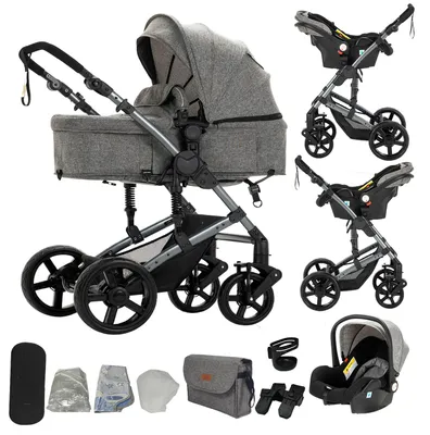 Productafbeelding van Kinderwagen, lichtgewicht, opvouwbaar, kleur: grijs (B588)