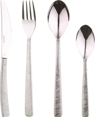 Produktbild von Bergner Edelstahl-Bestecksatz 24-teilig - Lyon - Matt poliert - BG
