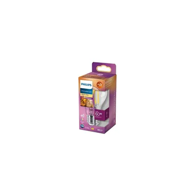 A product box for a Philips LED light bulb.