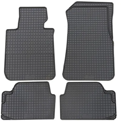 Produktbild von für BMW 1er (E81/E82/E87/E88) ab 09/2004 Passform PETEX Gummimatten 4-teilig schwarz Allwettermatten Gummifußmatten