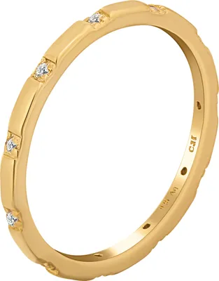 Produktbild von cai Ring 925/- Sterling Silber gelb 056 (17,8) Zirkonia 360272469-1