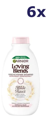 Productafbeelding van 6x Loving Blends Shampoo 300ml Milde Haver