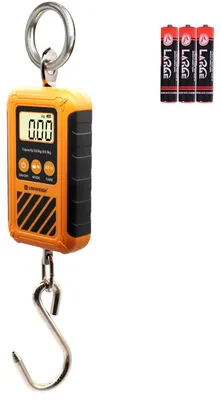 Zdjęcie produktu dla Waga bagażowa cyfrowa z hakiem - 300 kg - Wyświetlacz LCD - Jednostki kg, lb, N
