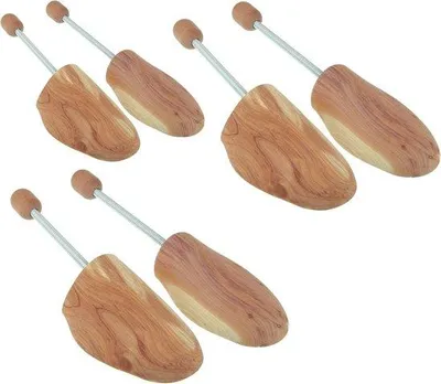 Productafbeelding van Cederhouten Schoenspanners Set van 3 Paar voor Optimaal Comfort