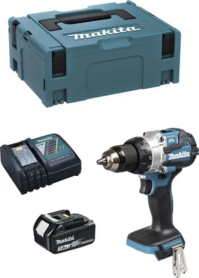 Produktbild von Bohrschrauber MAKITA DDF489RFJ1 (1 x 3,0 Ah + DC18RC + MAKPAC 2)