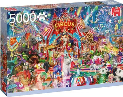 Produktbild von Premium Collection Eine Nacht im Zirkus - 5000 Teile, 5000 Stück(e), Tiere, 12 Jahr(e)