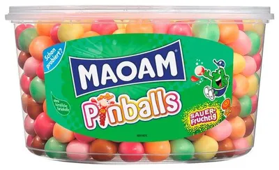 Obrázok produktu pre MAOAM 10055857 MAOAM Pinballs Kaubonbons 365 St.