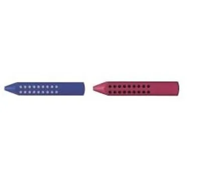 Produktbild von Faber-Castell 187101 Radierer Blau, Grau, Rot 10 Stück(e)