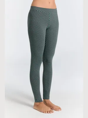 Produktbild von Damen Leggings aus 95% Baumwolle und 5% Elasthan mit normaler Bundhöhe