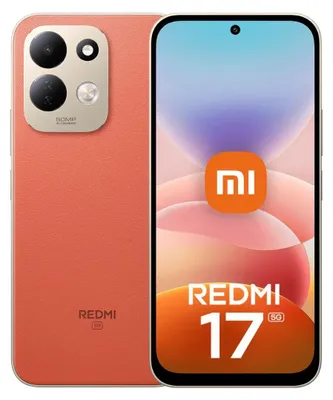 Immagine prodotto di Xiaomi Redmi 17 5G, 4GB di RAM, 256GB di memoria, colore arancione (arancione vivace), dual-SIM