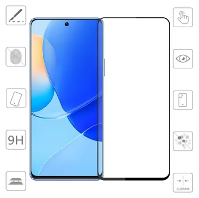 Obrázok produktu pre Pre Xiaomi Redmi Note 13 Pro 4G – 3D displej, celoplošná LCD ochranná fólia z tvrdeného skla H9 s bočnou ochranou