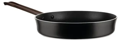 Produktbild von Alessi PU113/20B, Rund, Wok-/Bratpfanne, Schwarz, Aluminium, 1 l, Induktion
