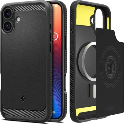Zdjęcie produktu dla Spigen Rugged Armor Mag Magsafe Iphone 16 Plus Matte Black
