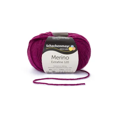 Produktbild von Schachenmayr Merino Extrafine 120, 50g Burgundy Handstrickgarne