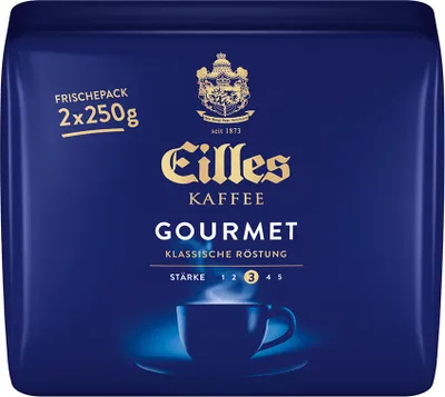Produktbild von EILLES KAFFEE Gourmet, 2x250g gemahlen