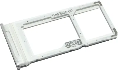 Produktbild von Motorola Moto G 5G (XT2113), Simkartenhalter und micro-SD Speicherkartenfach, Original Ersatzteil, Silber, SM88C87111