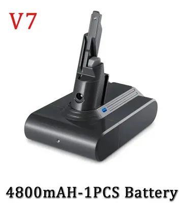 Produktbild von V7 Ersatzakku - Li-Ion Staubsaugerakku für kabellosen Staubsauger - 21,6 V - 4800 mAh Hochleistungsakku