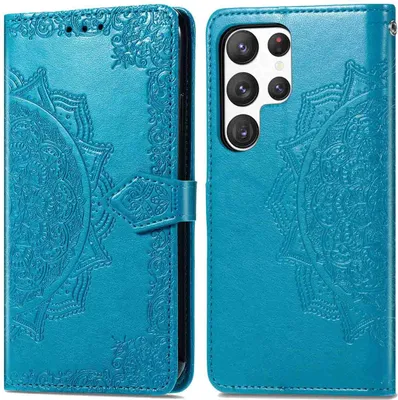 Obrázok produktu pre imoshion Mandala knižnica pre Samsung Galaxy S23 Ultra - tyrkysová