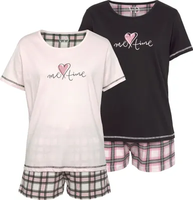 Produktbild von Vivance Dreams Shorty 4 -teilig schwarz + rosa Größe 56/58