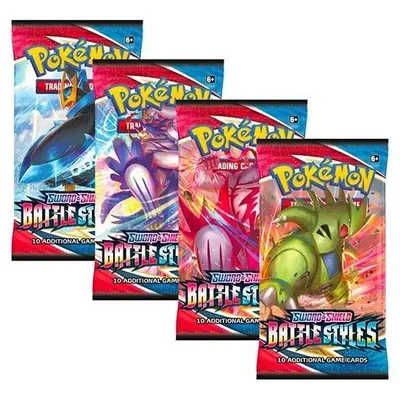 Obrázek produktu pro Pokémon TCG Battle Styles Blister Booster.