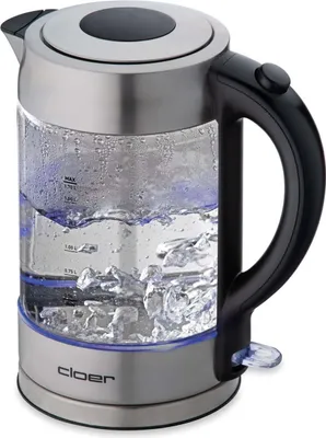 Produktbild von CLOER 4429 Wasserkocher Glasbehälter 1,7l 2200 W Edelstahl