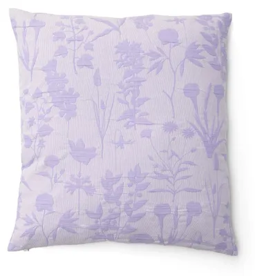 Productafbeelding van Decoratieve Kussen Maribel - Bloemen - 50x50 cm - Lavendelblauw