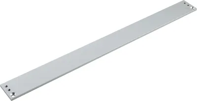 Productafbeelding van Dorma montageplaat voor railsysteem G-N, lengte 442 mm, hoogte 40 mm, zilverkleurig - 64410001