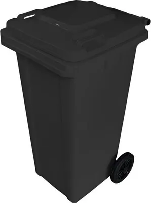 Obrázek produktu pro Popelnice C24 240L černá s kolečky