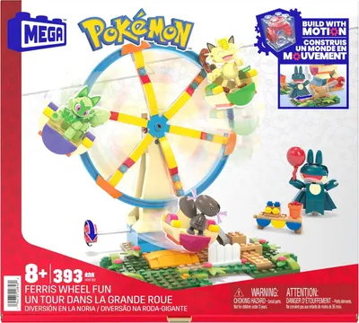 Produktbild von MEGA Pokémon HXF80, Bausatz, 8 Jahr(e), Kunststoff, 393 Stück(e), 674,5 g