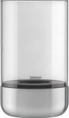 Produktbild von Blomus 67309 Windlicht CALMA M Edelstahl matt Smoke NEUHEIT