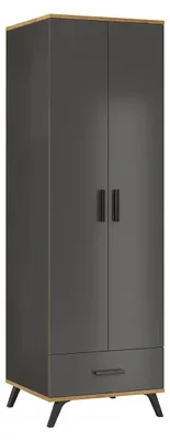 Obrázek produktu pro Skříň RALF 05 Grafit + dub artisan