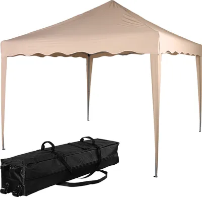 Obrázek produktu pro INSTENT® Pavilion 3x3m WATERPROOF BASIC Champagne Zahradní párty stan skládací