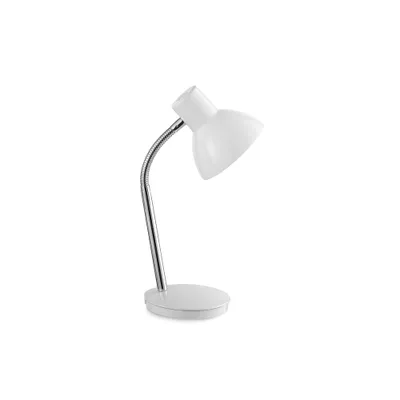 Obrázek produktu pro Moderní kovová stolní lampa Play White Chrome 1 Light E14