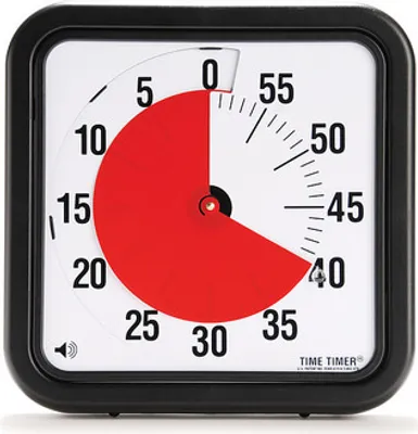 Produktbild von Time Timer Tischuhr Kurzzeitwecker Küchenwecker Autismus ADHS ADS Schule, groß